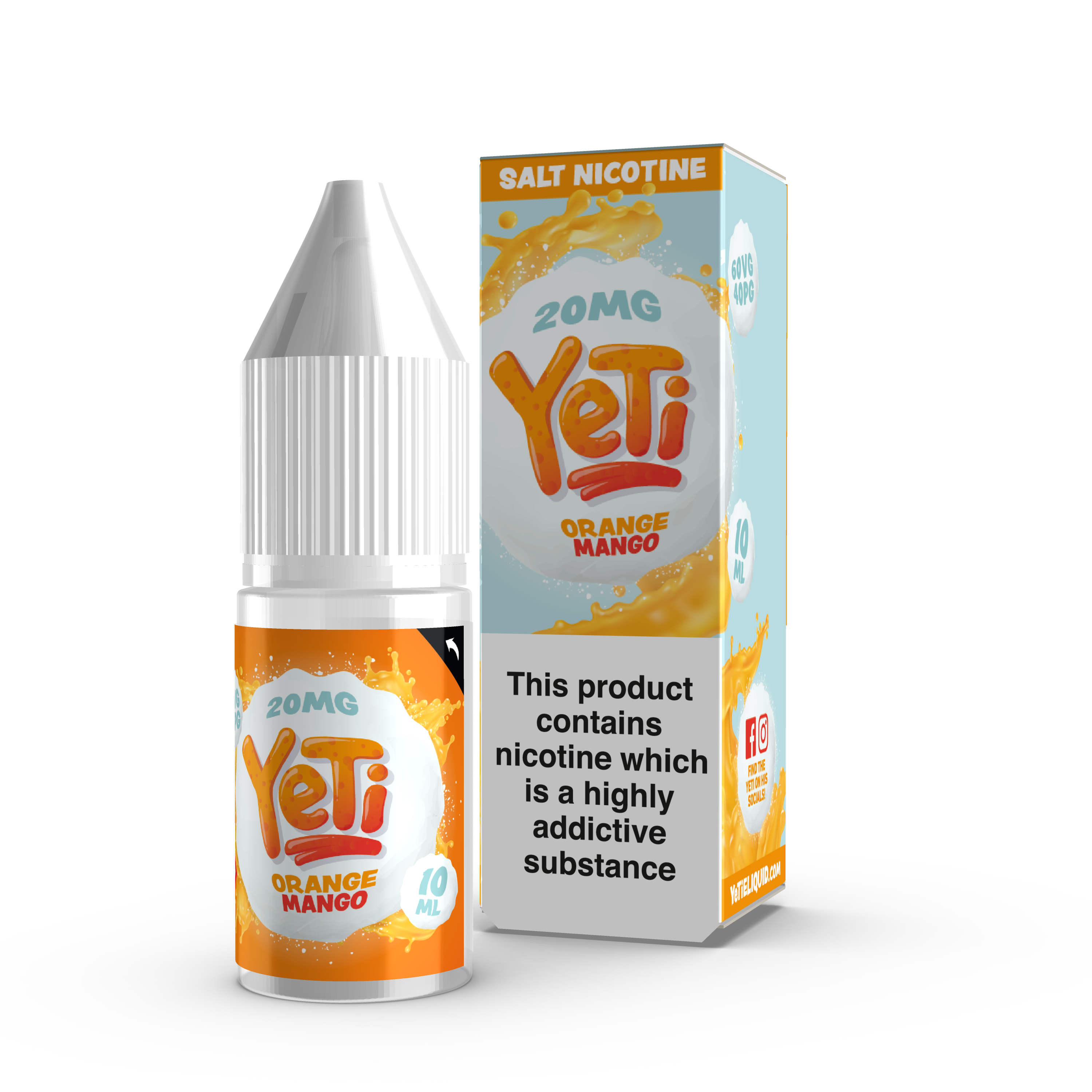 Orange Mango Nic Salt by Yeti