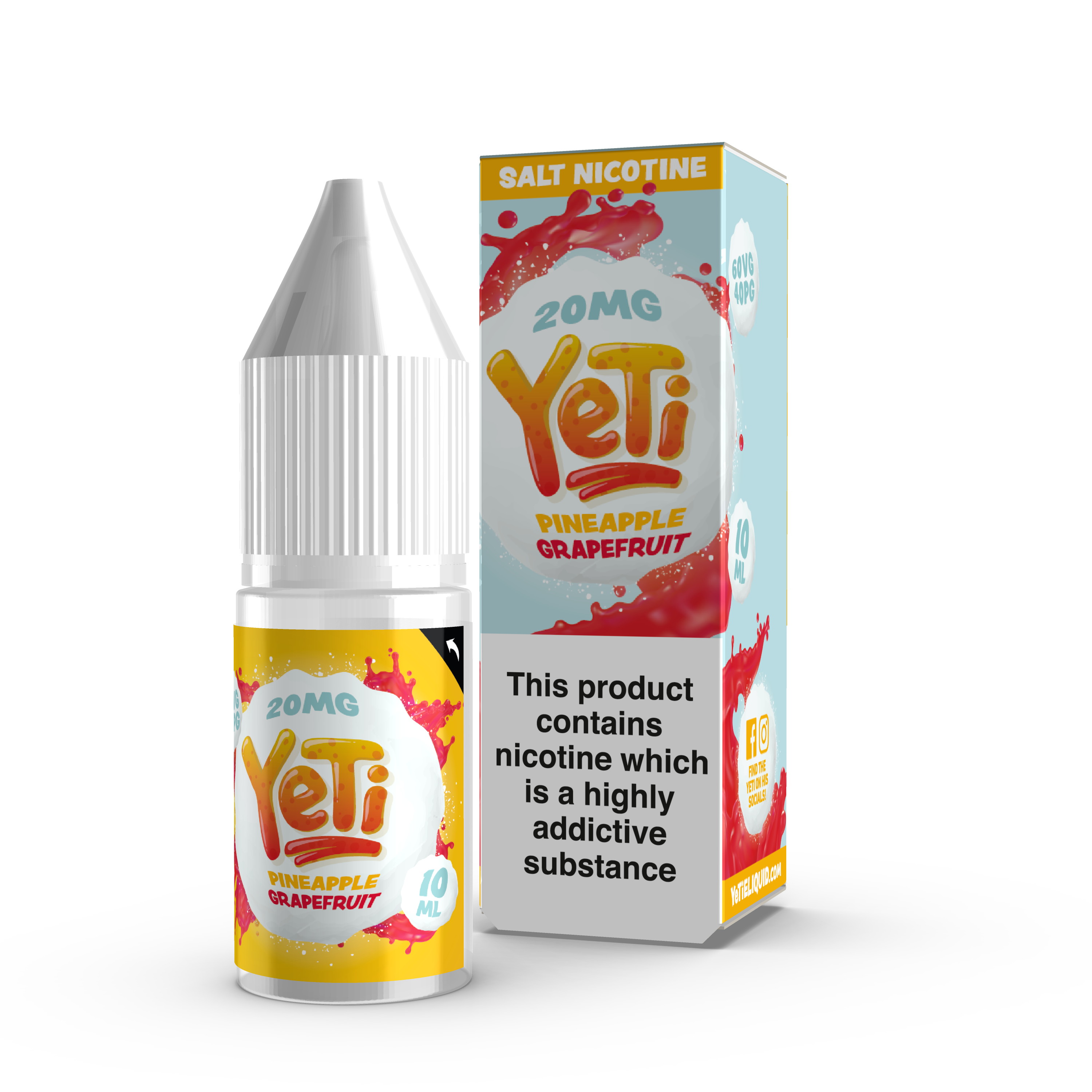 Pineapple Grapefruit Nic Salt by Yeti