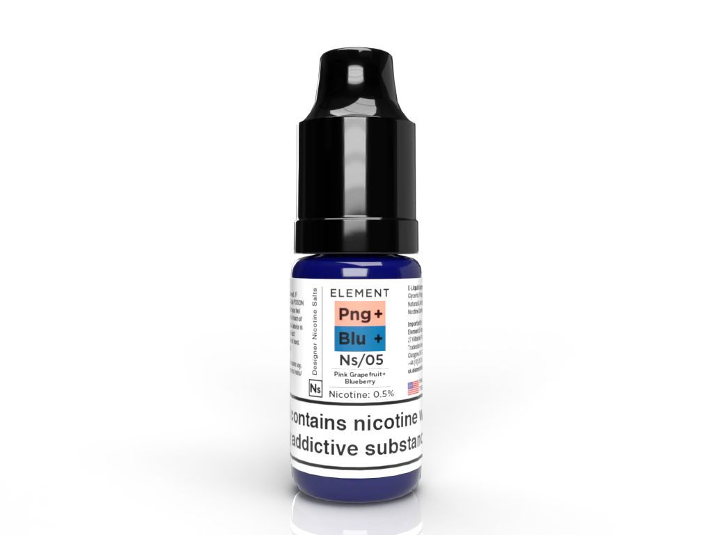 Pink Grapefruit & Blueberry Nic Salt by Element E-Liquids