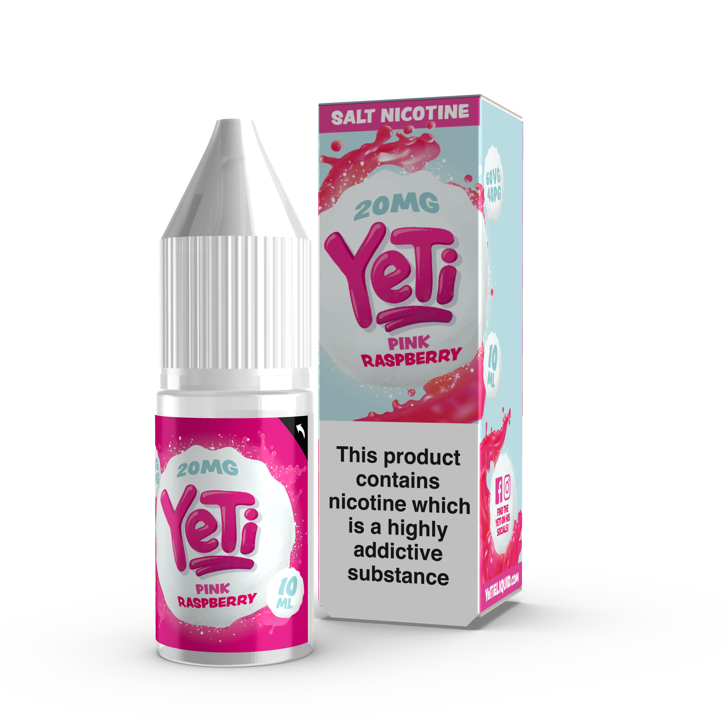 Pink Raspberry Nic Salt by Yeti