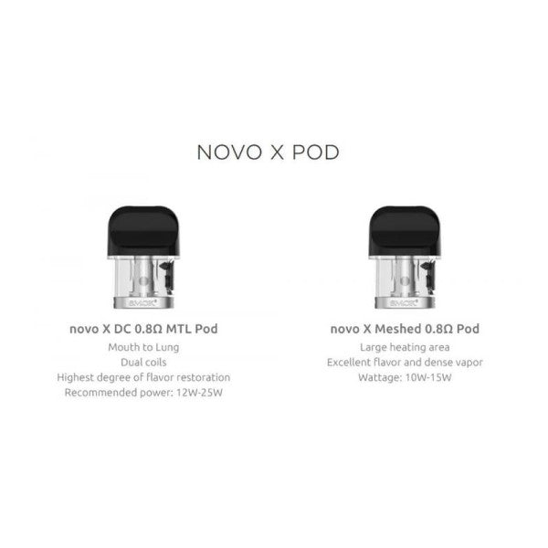 Novo X Replacement Pods by Smok-ManchesterVapeMan