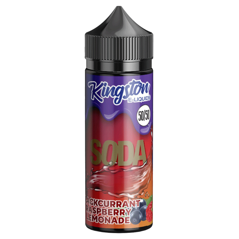 Blackcurrant Raspberry Lemonade 50/50 by Kingston E-Liquid