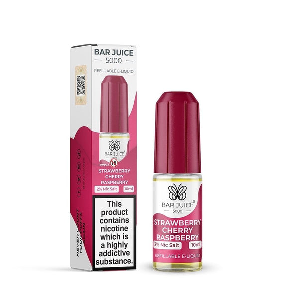Strawberry Raspberry Cherry Nic Salt - Bar Juice 5000