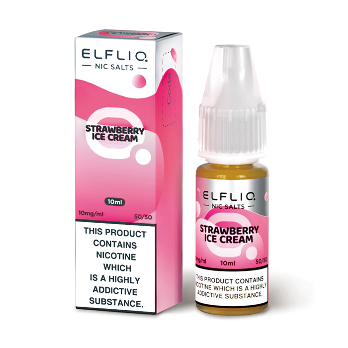 Strawberry Ice Cream Nic Salt by ELFLIQ