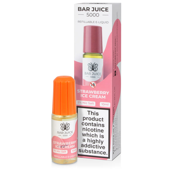 Strawberry Ice Cream Nic Salt - Bar Juice 5000
