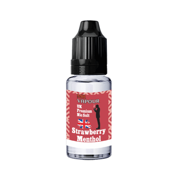 Strawberry Menthol Nic Salt by Mr Vapour-ManchesterVapeMan