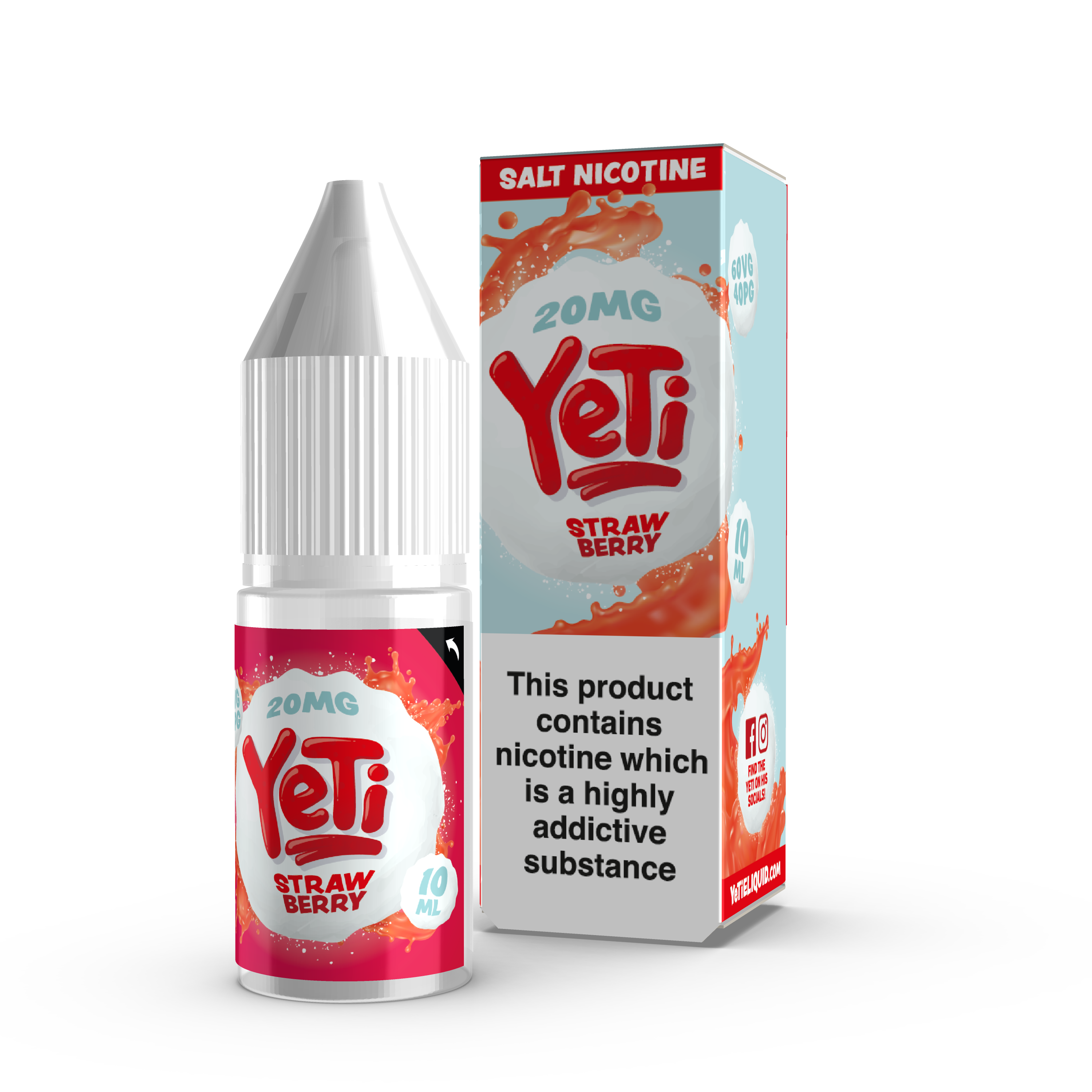 Strawberry Nic Salt by Yeti