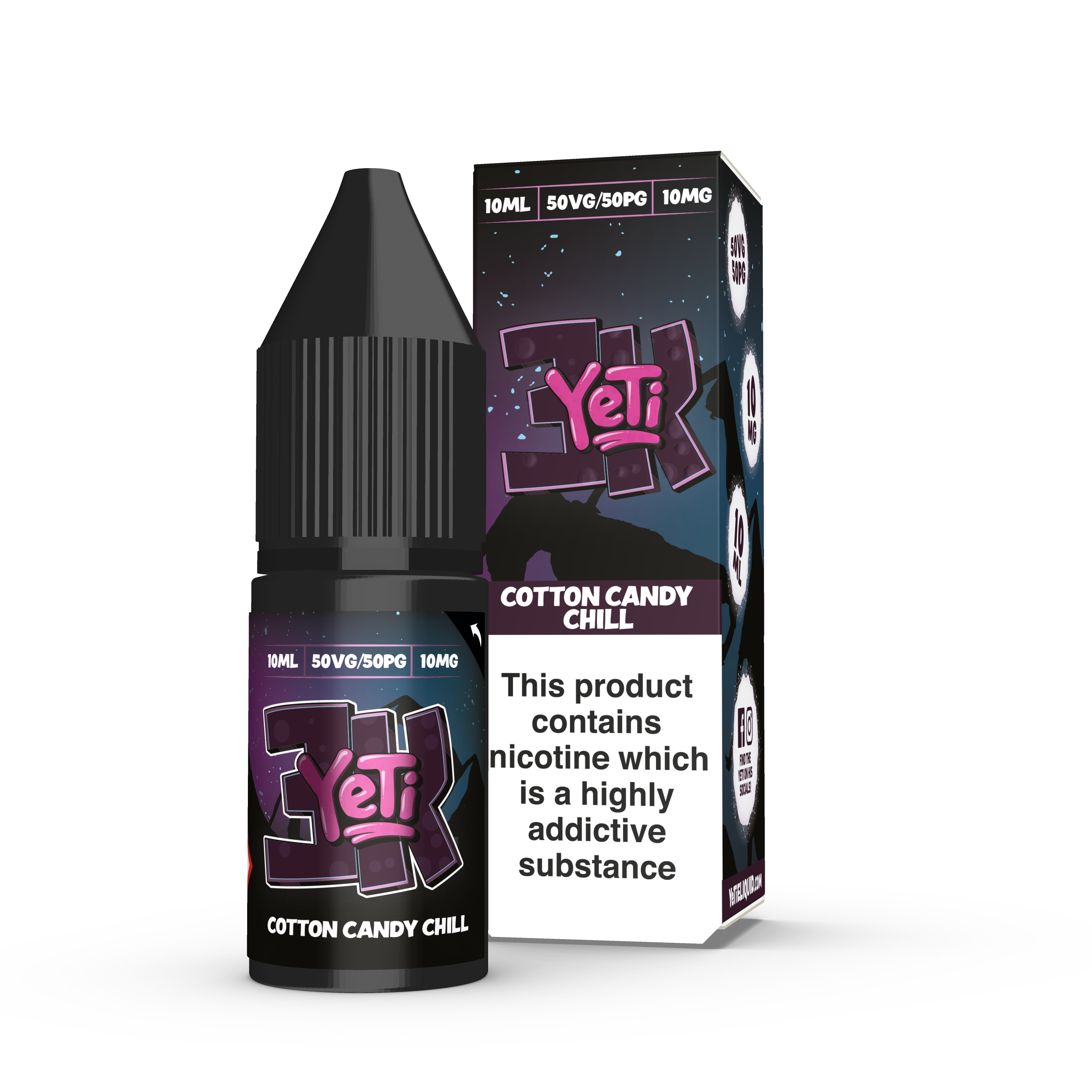 Cotton Candy Chill Nic Salt by Yeti