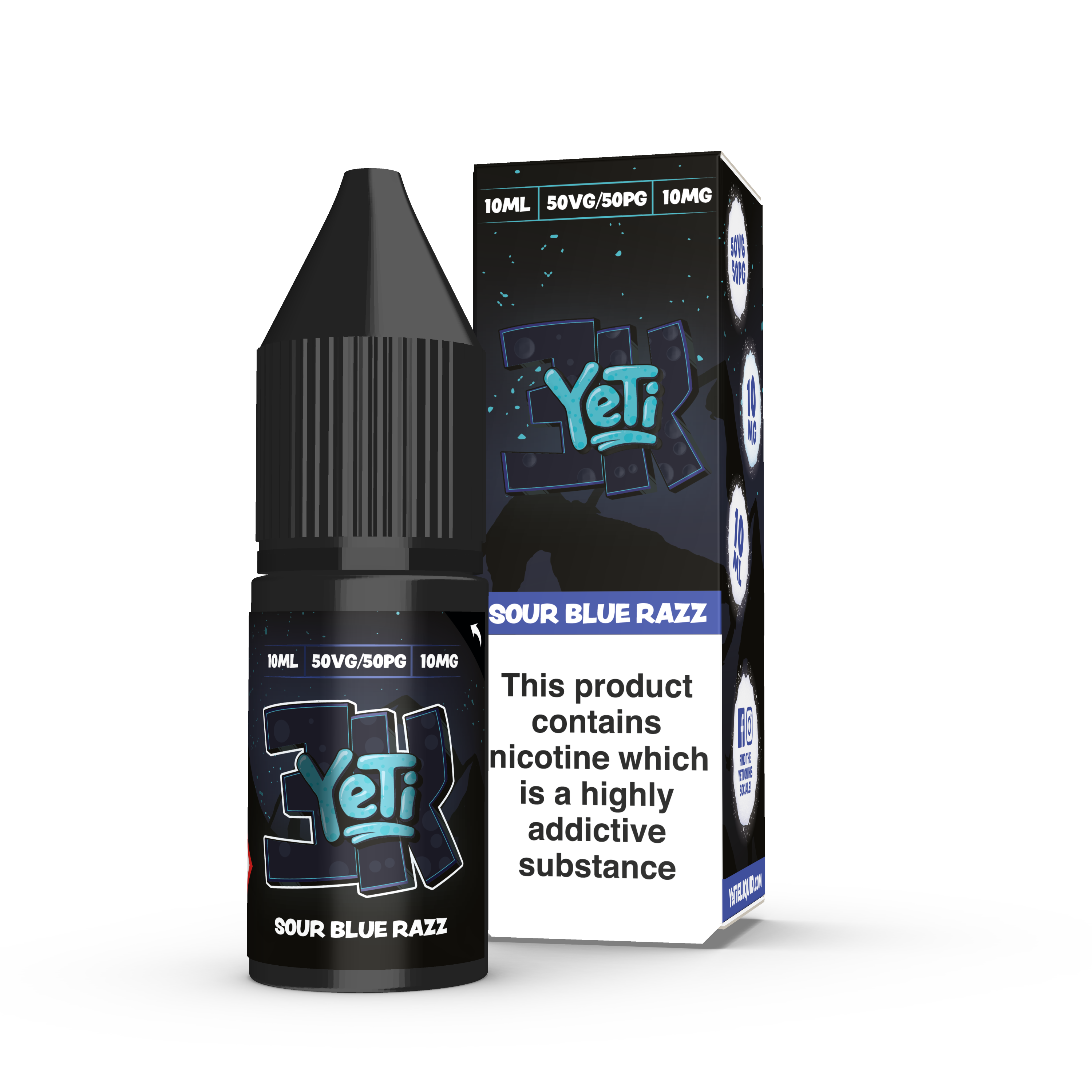 Sour Blue Razz Nic Salt by Yeti