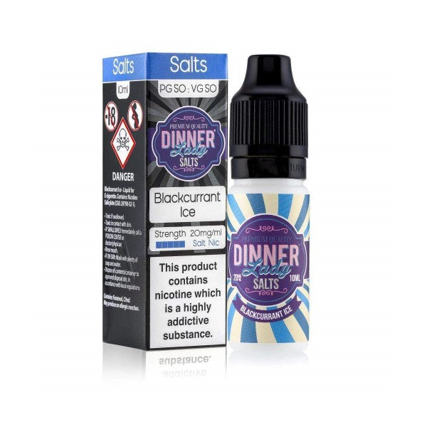Blackcurrant Ice Nic Salt by Dinner Lady-ManchesterVapeMan