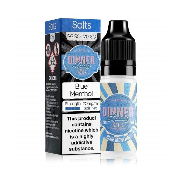Blue Menthol Nic Salt by Dinner Lady-ManchesterVapeMan