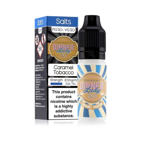 Caramel Tobacco Nic Salt by Dinner Lady-ManchesterVapeMan