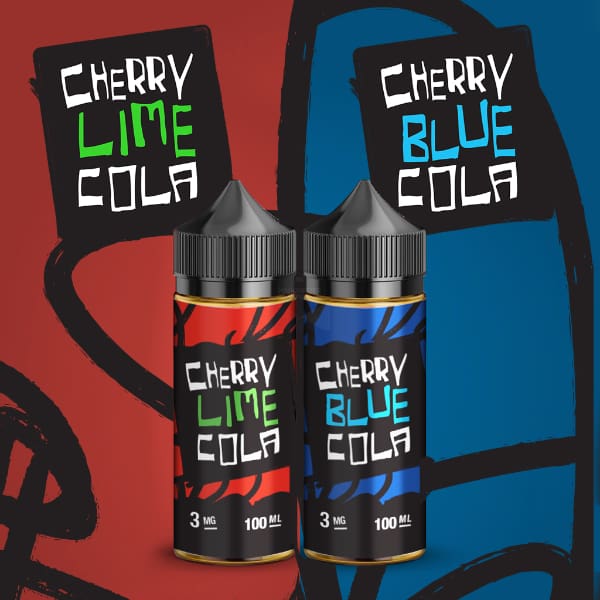 JUICEMAN CHERRY LIME COLA & CHERRY BLUE COLA 200ML-ManchesterVapeMan