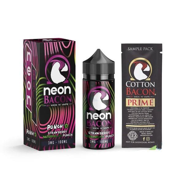 Neon Bacon Punch'd by Wick-N-Vape E-Liquid 100ml | ManchesterVapeMan Neon Bacon Punch'd by Wick-N-Vape E-Liquid 100ml | ManchesterVapeMan