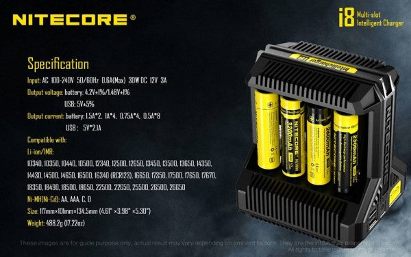 Nitecore i8 Intellicharger-ManchesterVapeMan