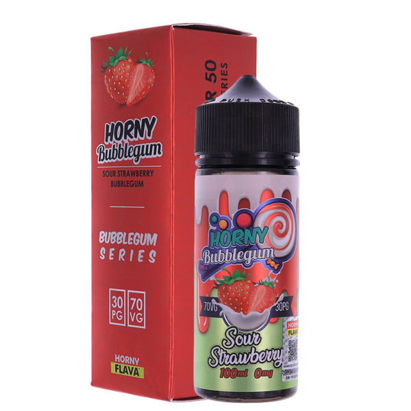Sour Strawberry Bubblegum by Horny Flava-ManchesterVapeMan