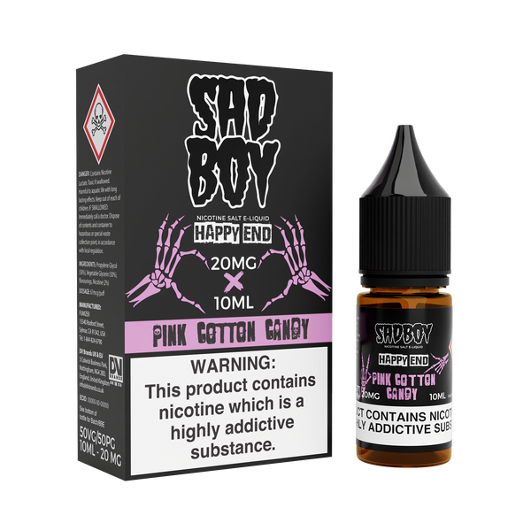 Pink Cotton Candy Nic Salt by Sadboy E-Liquids