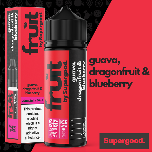 Guava, Dragonfruit & Blueberry by Supergood Fruit