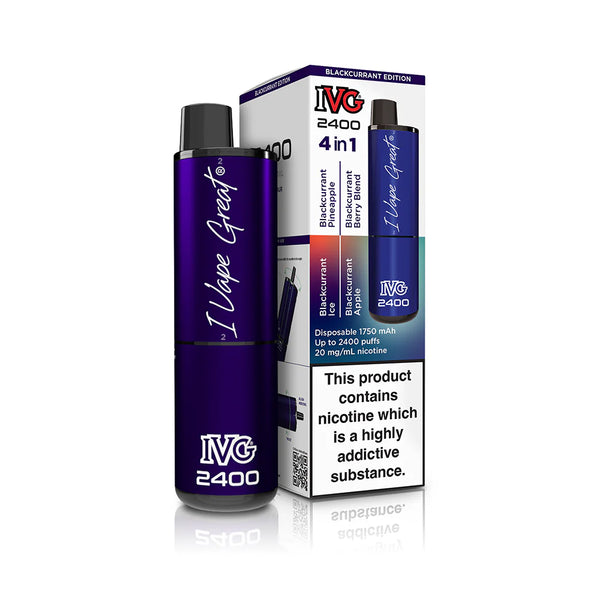 IVG 2400 Disposable Blackcurrant Edition