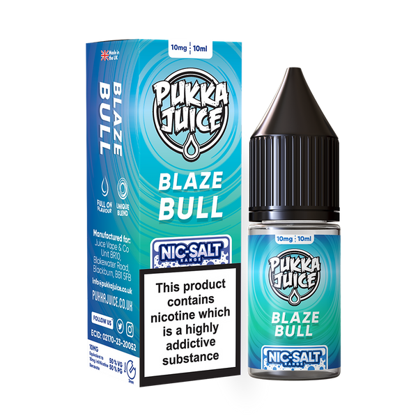Blaze Bull Nic Salt by Pukka Juice