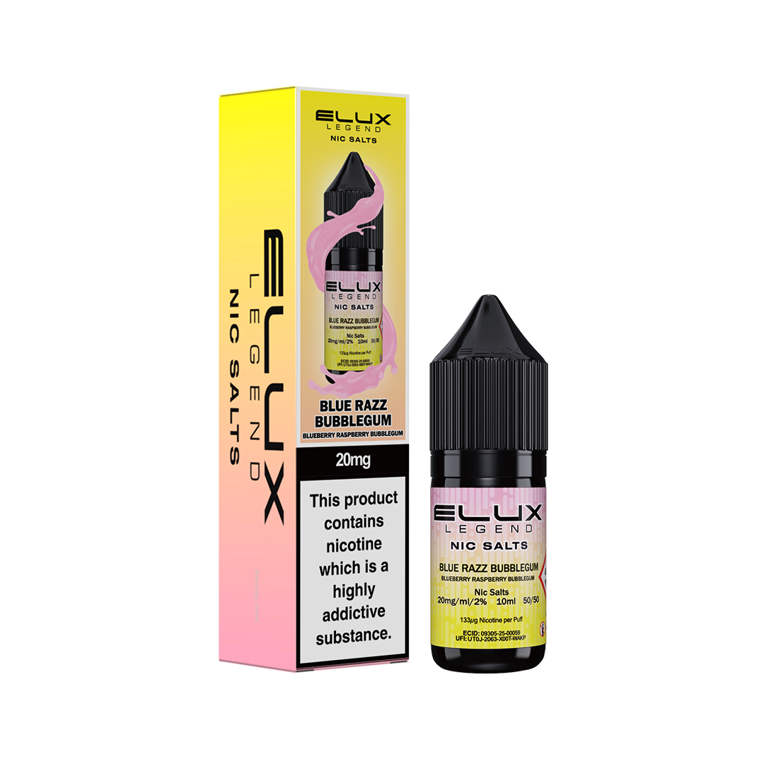 Blue Razz Bubblegum Nic Salt by Elux