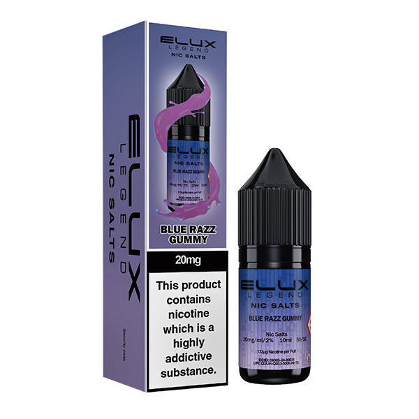 Blue Razz Gummy Nic Salt by Elux