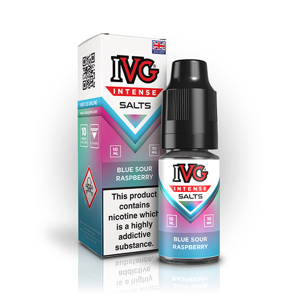 Blue Sour Raspberry by IVG Salt Intense