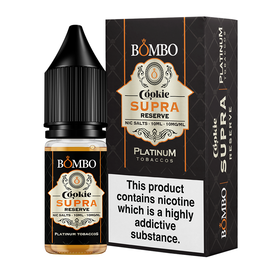 Cookie Supra Reserve Nic Salt by Bombo E-Liquids