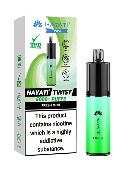 Fresh Mint - Hayati Twist 5000 Disposable