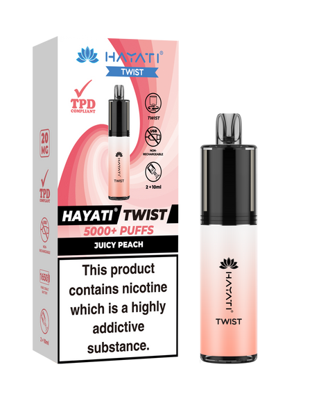 Juicy Peach - Hayati Twist 5000 Disposable