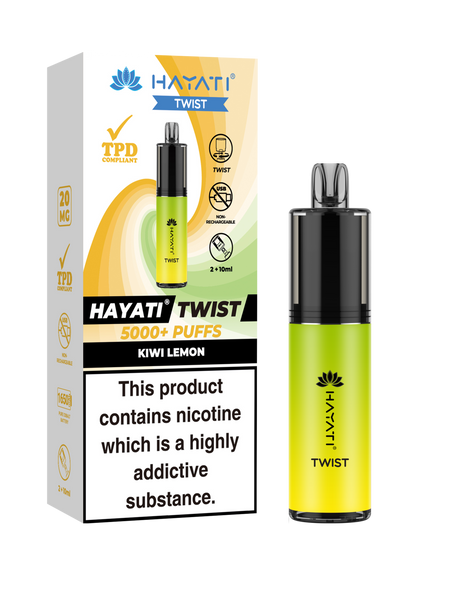 Kiwi Lemon - Hayati Twist 5000 Disposable