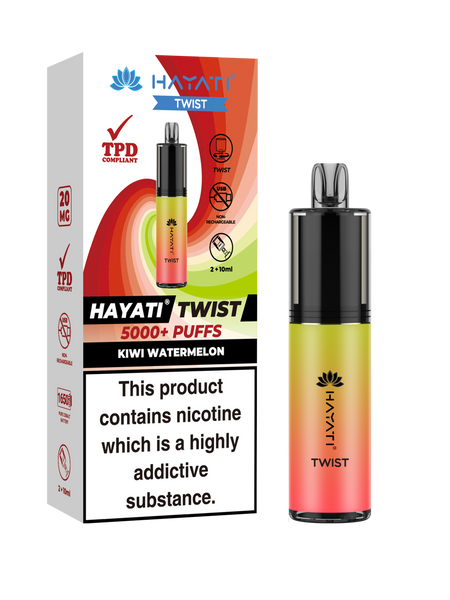 Kiwi Watermelon - Hayati Twist 5000 Disposable