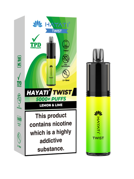 Lemon & Lime - Hayati Twist 5000 Disposable