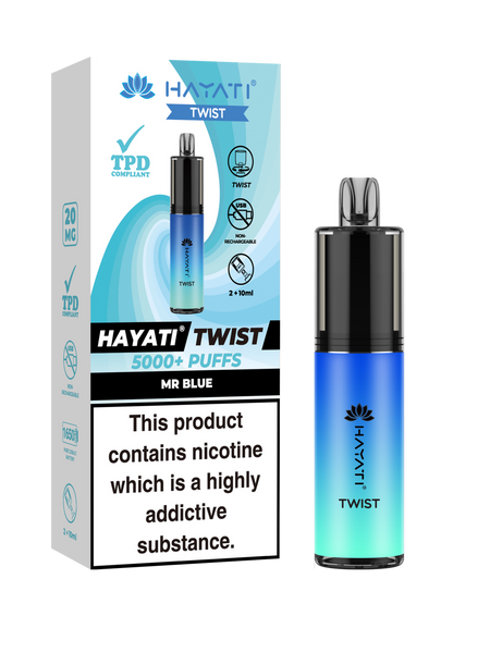 Mr Blue - Hayati Twist 5000 Disposable