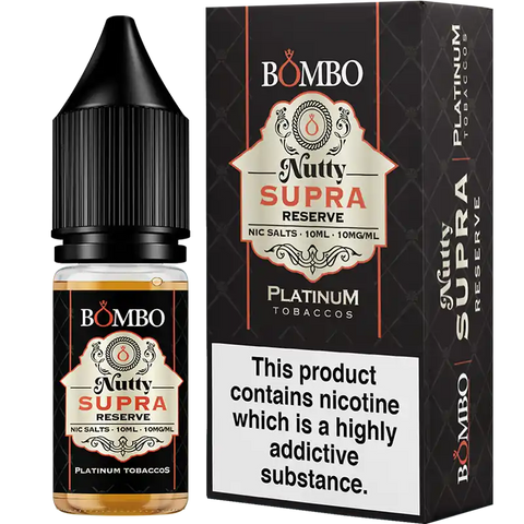 Nutty Supra Reserve Nic Salt by Bombo E-Liquids