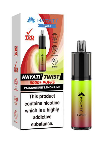 Passionfruit Lemon Lime - Hayati Twist 5000 Disposable