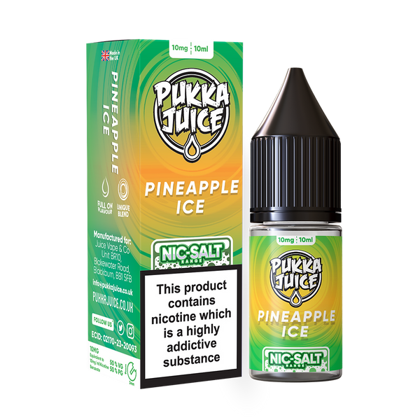 Pineapple Ice Nic Salt by Pukka Juice