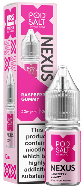 Raspberry Gummy by Nexus Nic Salt