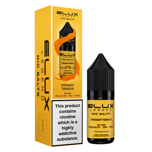 Straight Tobacco Nic Salt by Elux