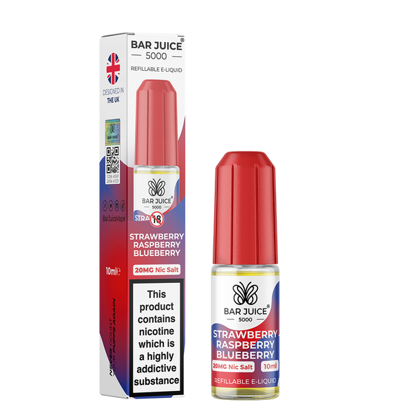 Strawberry Raspberry Blueberry Nic Salt - Bar Juice 5000