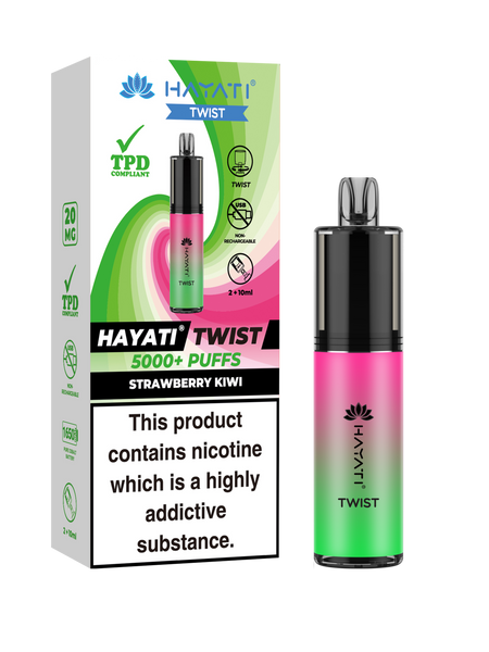 Strawberry Kiwi  - Hayati Twist 5000 Disposable