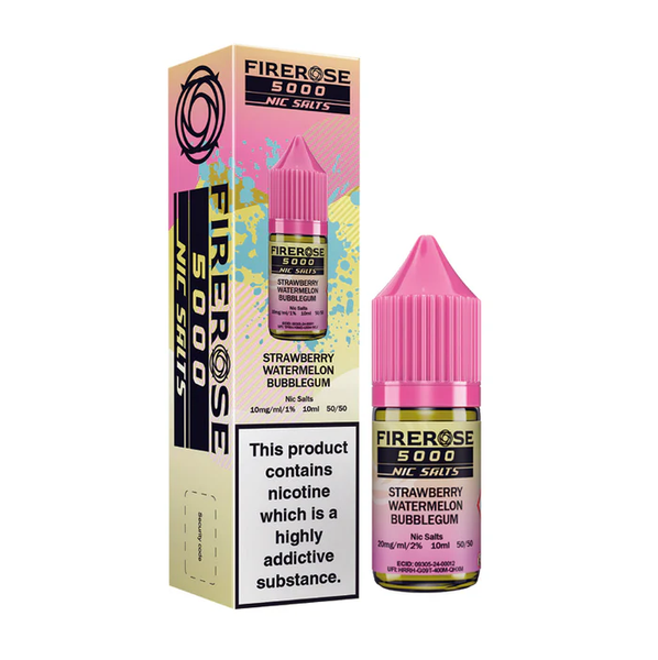 Strawberry Watermelon Bubblegum Nic Salt by Firerose 5000