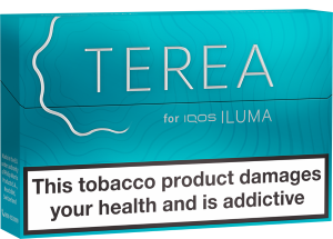 TURQUOISE TEREA FOR IQOS ILUMA AVAILABLE AT MANCHESTER VAPEMAN IN MANCHESTER