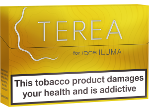 YELLOW TEREA FOR IQOS ILUMA AVAILABLE AT MANCHESTER VAPEMAN IN MANCHESTER