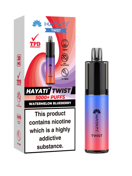 Watermelon Blueberry  - Hayati Twist 5000 Disposable