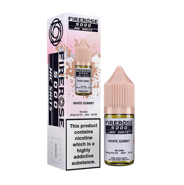 White Gummy Nic Salt by Firerose 5000