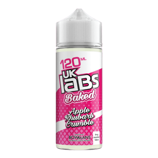Apple & Rhubarb Crumble Baked by UK Labs-ManchesterVapeMan