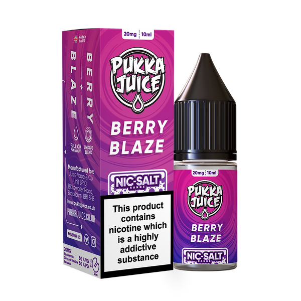 Berry Blaze Nic Salt by Pukka Salt
