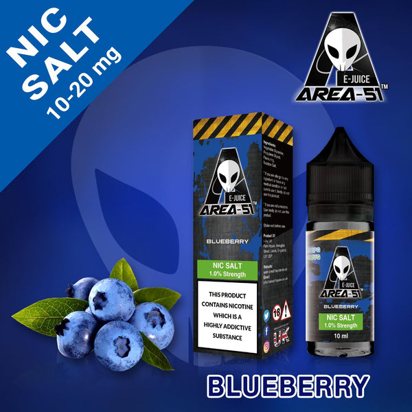 Blueberry by Area 51 Nic Salts-ManchesterVapeMan
