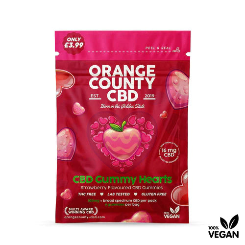 Orange County CBD Gummy Hearts Mini Grab Bag (100mg)